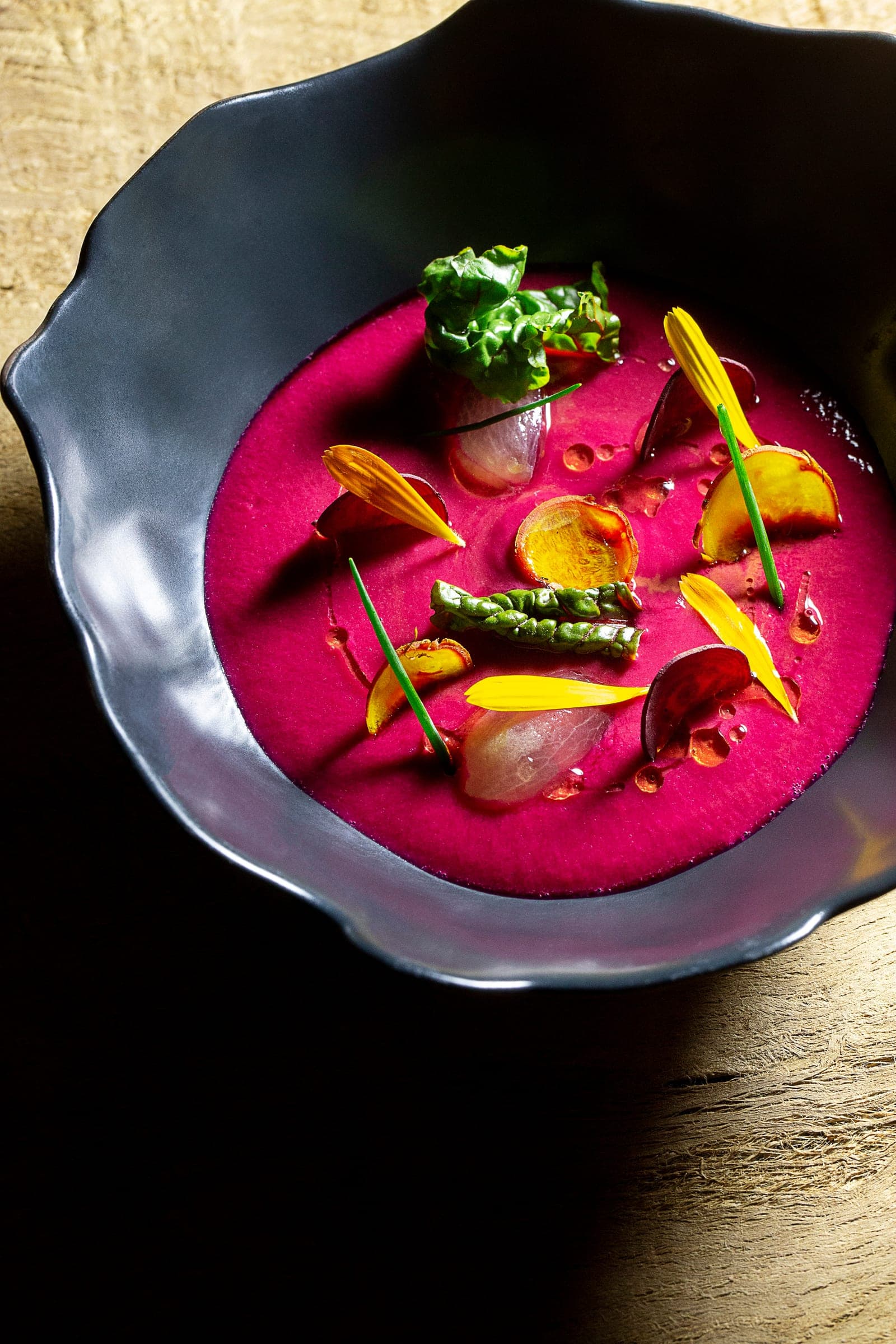 Seasonal vegetable dish at Xavier Pellicer